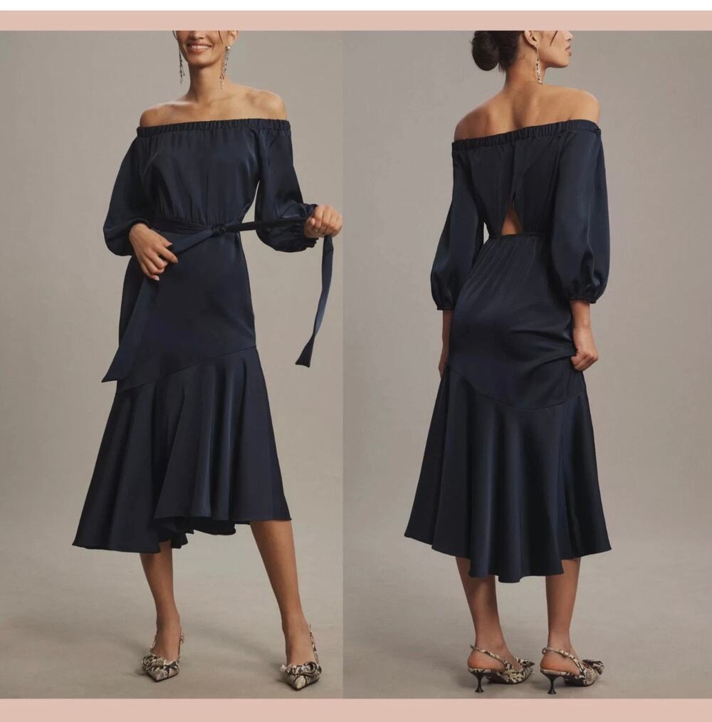 Sachin & Babi Kai Off-Shoulder Maxi Dress - Size 4 (New)